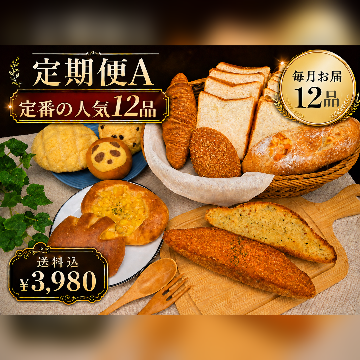 定期便A 全12品 月額3,980円送料込