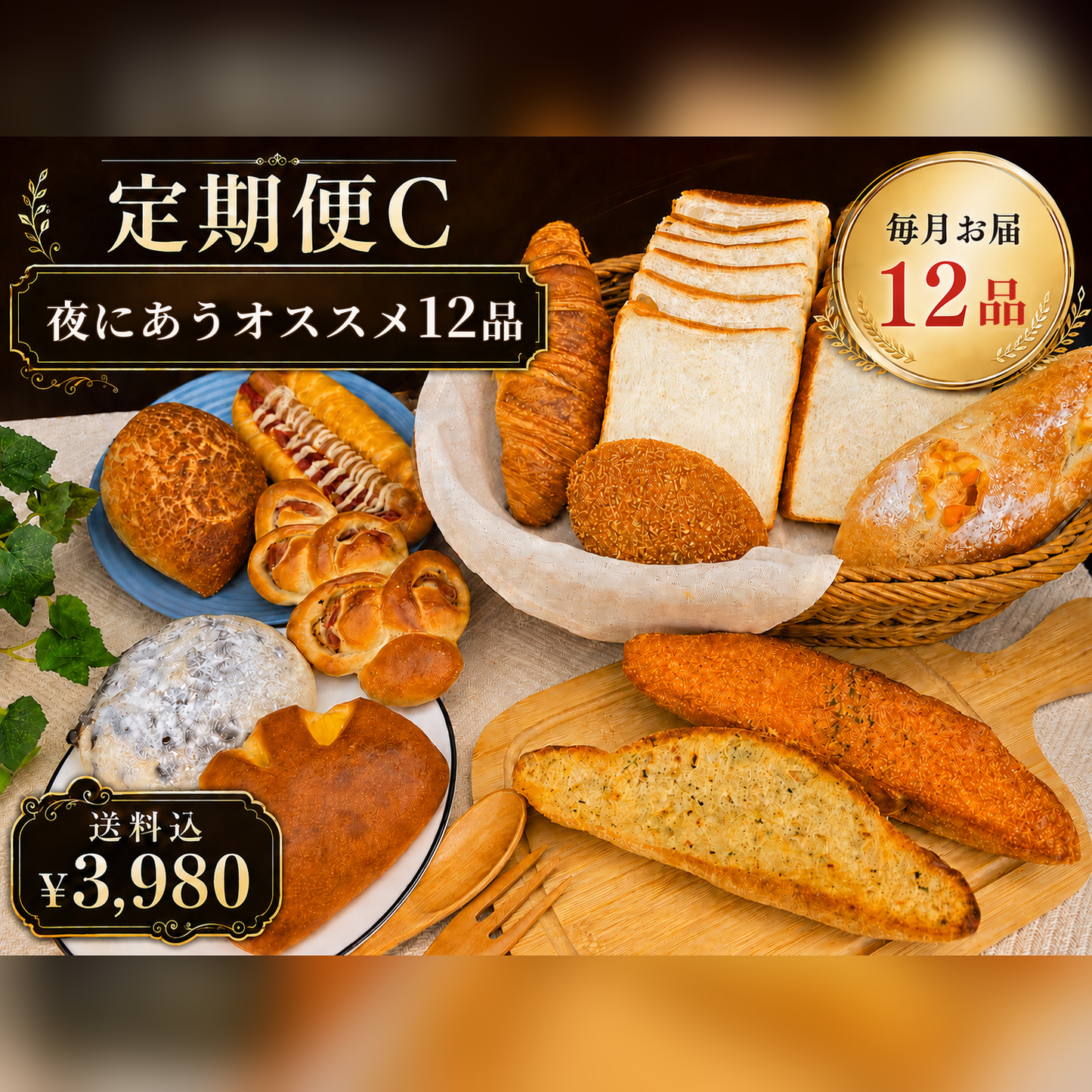 定期便C 全12品 月額3,980円送料込